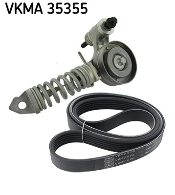 V formos rumbuotas diržas, komplektas - VKMA 35355 SKF